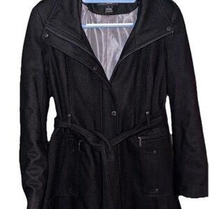 Calvin Klein Black Trench Coat for Women